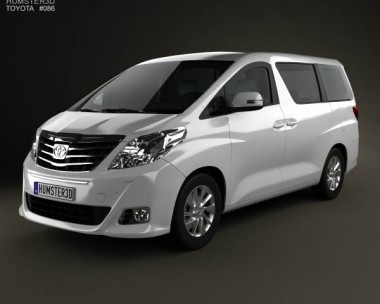 Toyota Alphard 2012 3D model