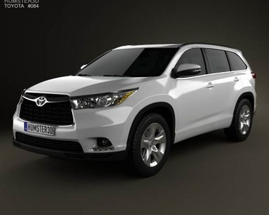 Toyota Highlander 2014 3D Model