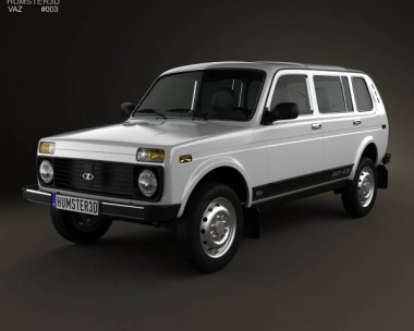 Lada Niva 4×4 2131 2012 3D Model