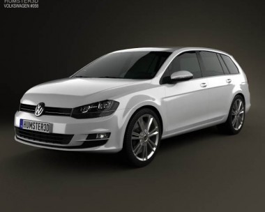 Volkswagen Golf Mk7 variant 2014 3D Model