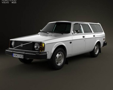 Volvo 245 wagon 1975 3D Model