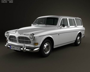 Volvo Amazon wagon 1961 3D Model