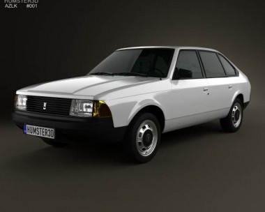 AZLK Moskvitch 2141 Aleko 1986 3D model