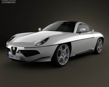 Alfa Romeo Disco Volante Touring 2013 3D Model