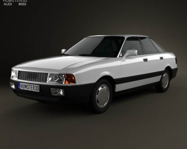 Audi 80 (B3) 1986 3D model