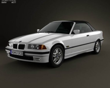 BMW 3 Series (E36) convertible 1994 3D Model