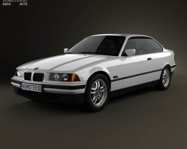 BMW 3 Series (E36) coupe 1994 3D model