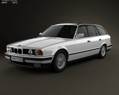 BMW 5 Series touring (E34) 1993 3D Model