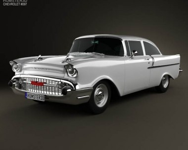 Chevrolet 150 2-door sedan 1957 3D Model