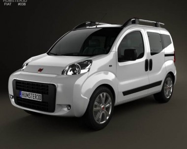 Fiat Fiorino Qubo 2011 3D Model