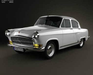 GAZ 21 Volga 1962 3D Model