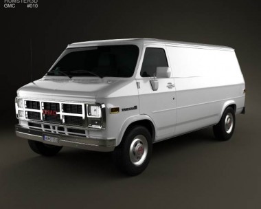 GMC Vandura Panel Van 1992 3D Model