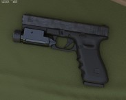 Glock 17 with Flashlight