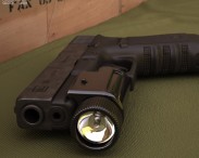 Glock 17 with Flashlight 3d model