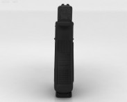 Glock 17 with Flashlight 3d model