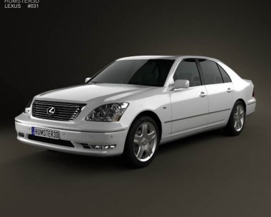 Lexus LS (XF30) 2003 3D model