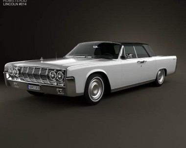 Lincoln Continental convertible 1964 3D Model