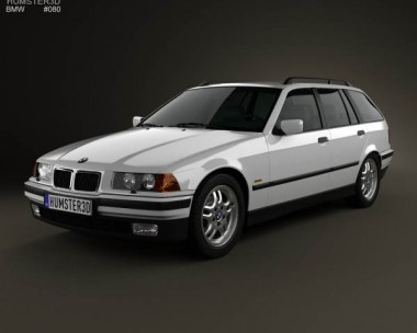 BMW 3 Series (E36) touring 1994 3D Model