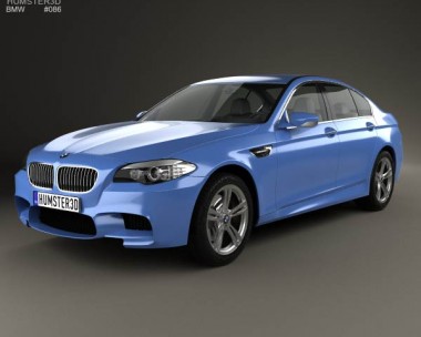 BMW M5 sedan (F10) 2012 3D Model