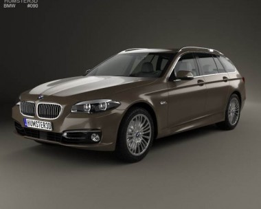 BMW 5 Series (F11) touring 2014 3D Model