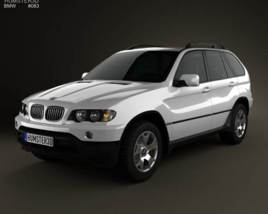 BMW X5 (E53) 2000 3D Model