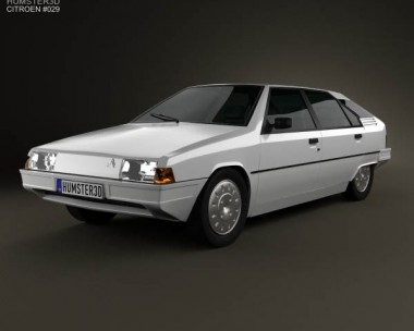 Citroen BX 1984 3D Model