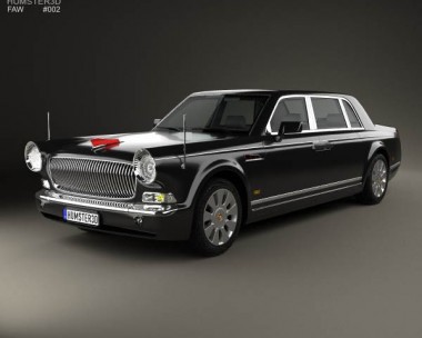 FAW Hongqi HQE 2010 3D Model