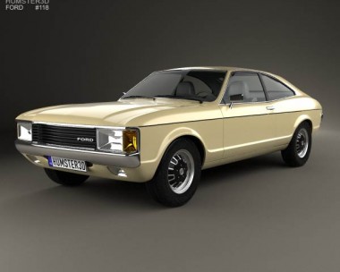 Ford Granada coupe EU 1972 3D Model