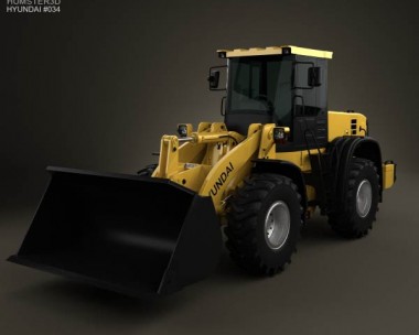 Hyundai HL757-9S Wheel Loader 2012 3D model