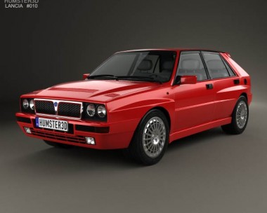 Lancia Delta Integrale 1992 3D Model