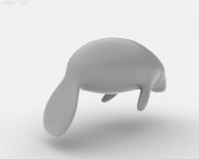 West Indian Manatee 3d model