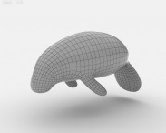 West Indian Manatee 3d model