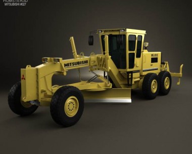 Mitsubishi MG430 E Grader 1992 3D Model