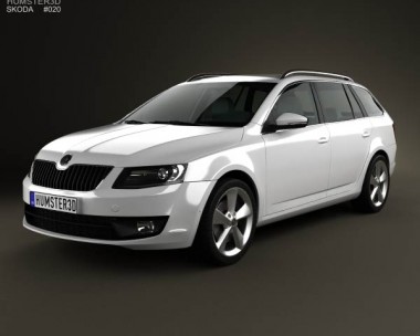 Skoda Octavia Combi 2013 3D Model