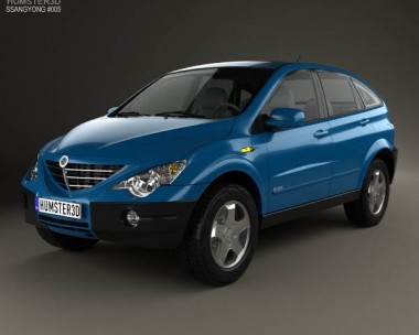 SsangYong Actyon 2006 3D Model