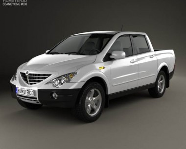 SsangYong Actyon Sports 2006 3D model