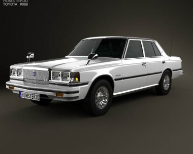 Toyota Crown sedan 1979 3D model