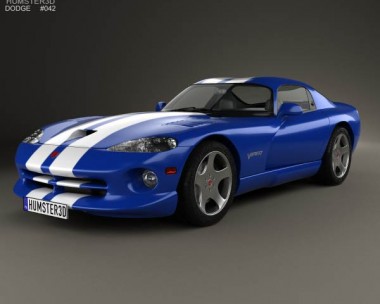 Dodge Viper GTS 1998 3D Model