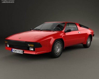 Lamborghini Jalpa P350 1984 3D Model