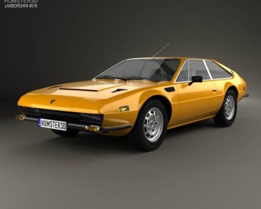 Lamborghini Jarama 400 GTS 1976 3D Model