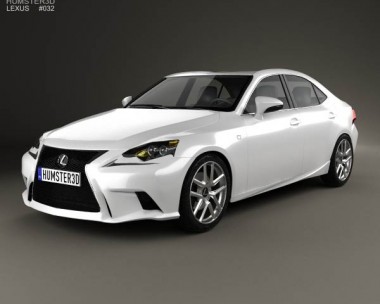 Lexus IS F-Sport (XE30) 2013 3D model