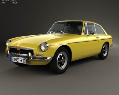 MG MGB GT V8 1973 3D Model