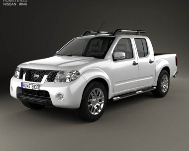 Nissan Navara (D40) Double Cab 2010 3D model
