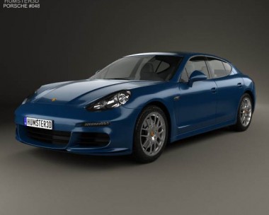 Porsche Panamera 4S 2014 3D Model