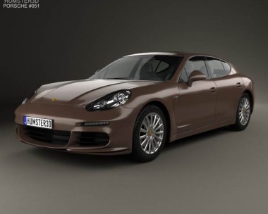 Porsche Panamera S 2014 3D Model