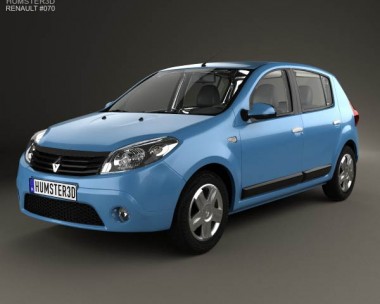 Renault Sandero 2012 3D Model