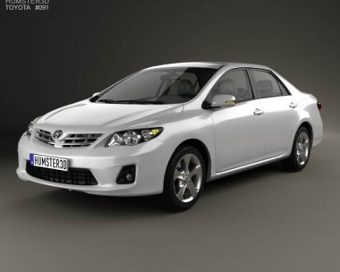 Toyota Corolla (E140) sedan EU 2012 3D Model