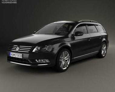 Volkswagen Passat (B7) variant 2011 3D Model