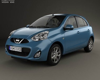 Nissan Micra 2014 3D Model