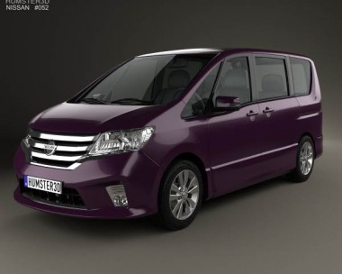 Nissan Serena Highway Star 2013 3D model